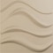 Ekena Millwork 19 5/8in. W x 19 5/8in. H Wave EnduraWall Decorative 3D Wall Panel Covers 2.67 Sq. Ft. WP20X20WVGBE - alternate 1